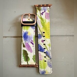 Casetify Floral Watch Band - Purple and Green